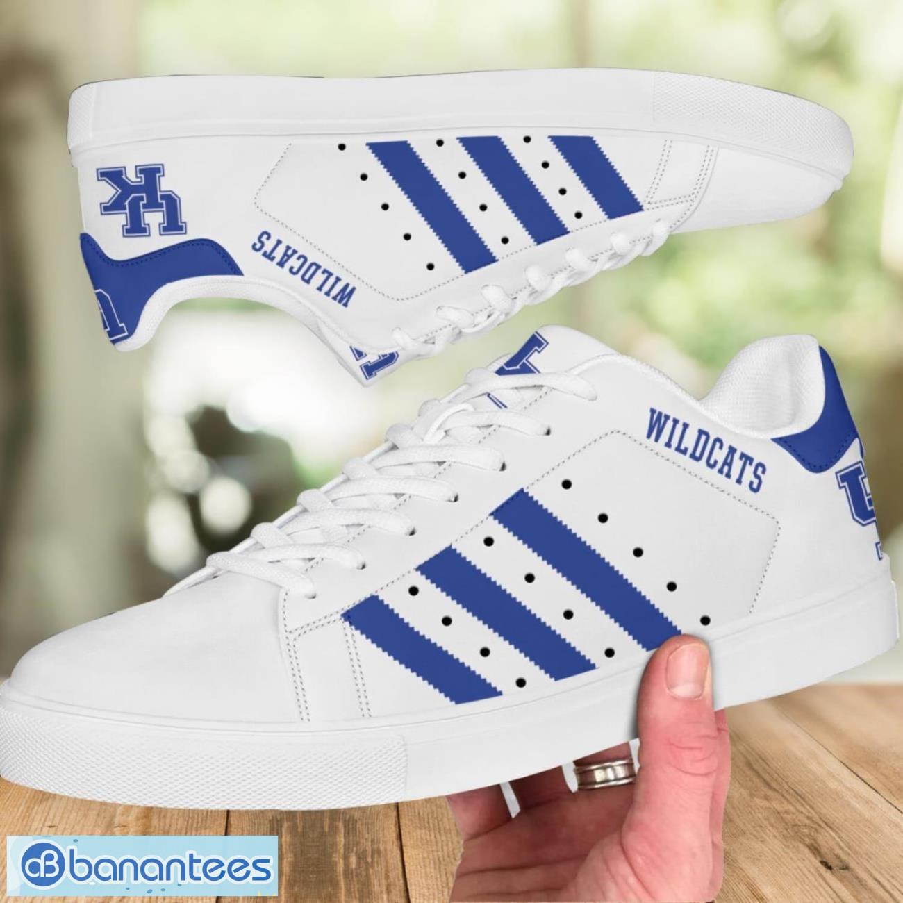 kentucky wildcats football low top skate shoes for men and women big fans gift 1 image Kentucky Wildcats Football Low Top Skate Shoes For Men And Women Big Fans Gift Product Photo 2