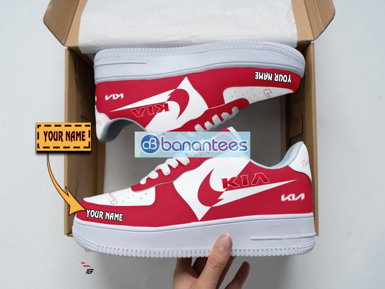 kia air force shoes custom name gift for fans af1 sneakers image Kia Air Force Shoes Custom Name Gift For Fans AF1 Sneakers Product Photo 1