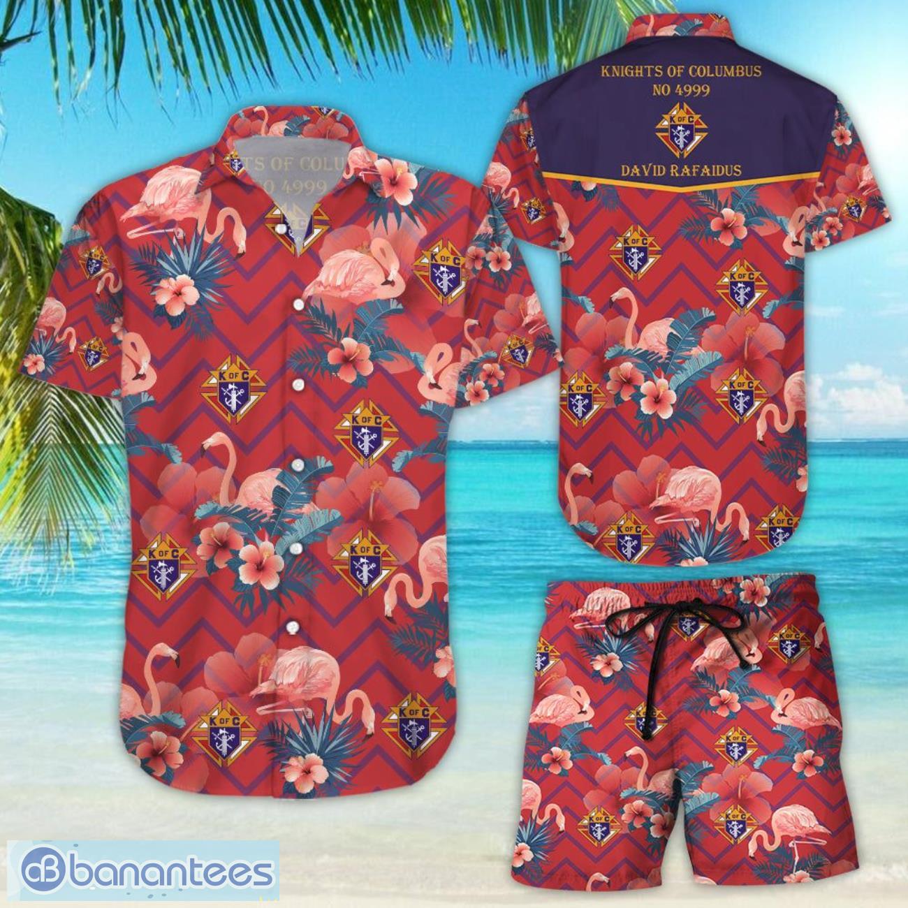 knight of columbus aloha hawaiian shirt and shorts custom name and number image Knight of Columbus Aloha Hawaiian shirt and Shorts Custom Name And Number Product Photo 1