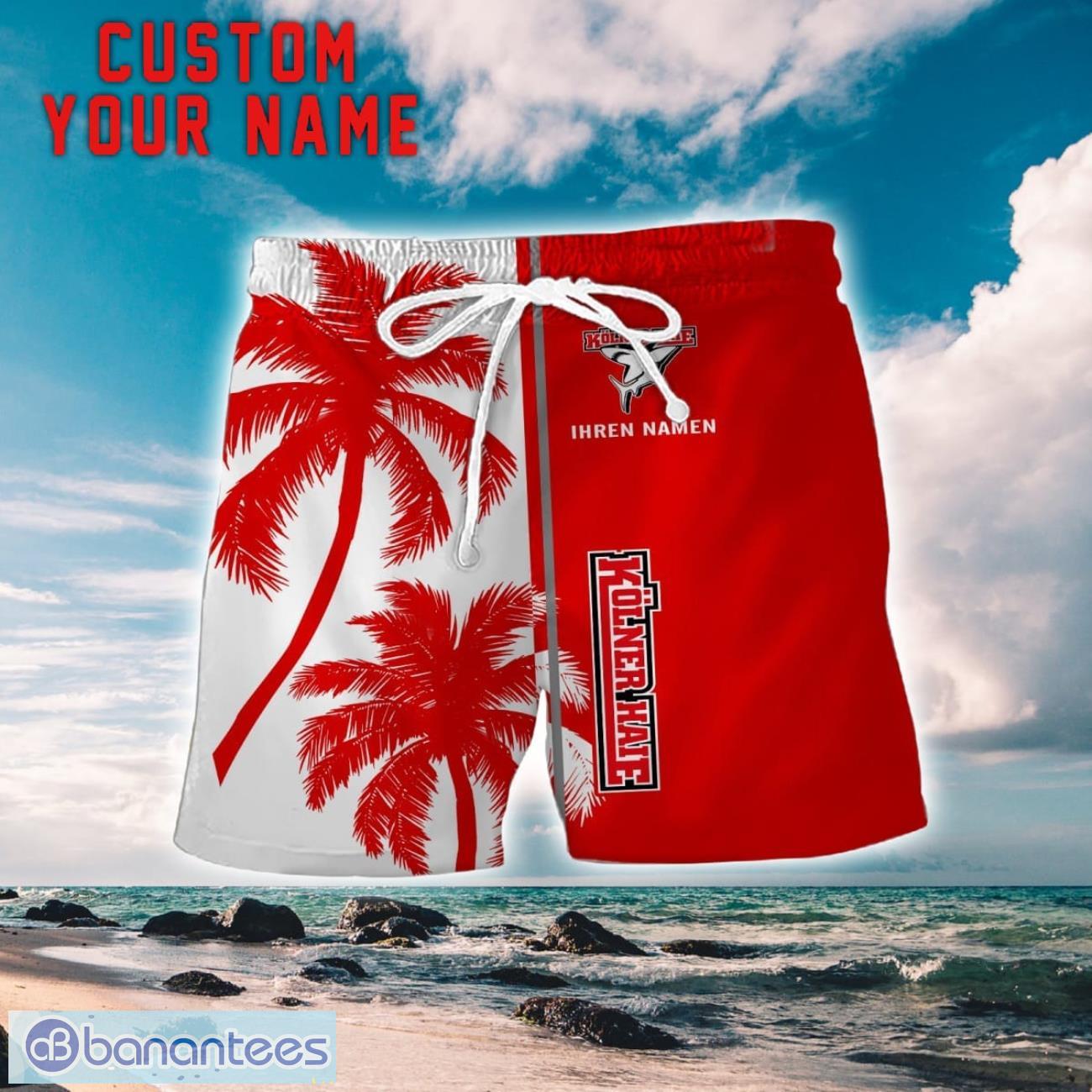 kolner haie coconut pattern hawaiian shirt and shorts personalized name unique gift for summer 1 image Kolner Haie Coconut Pattern Hawaiian Shirt And Shorts Personalized Name Unique Gift For Summer Product Photo 2
