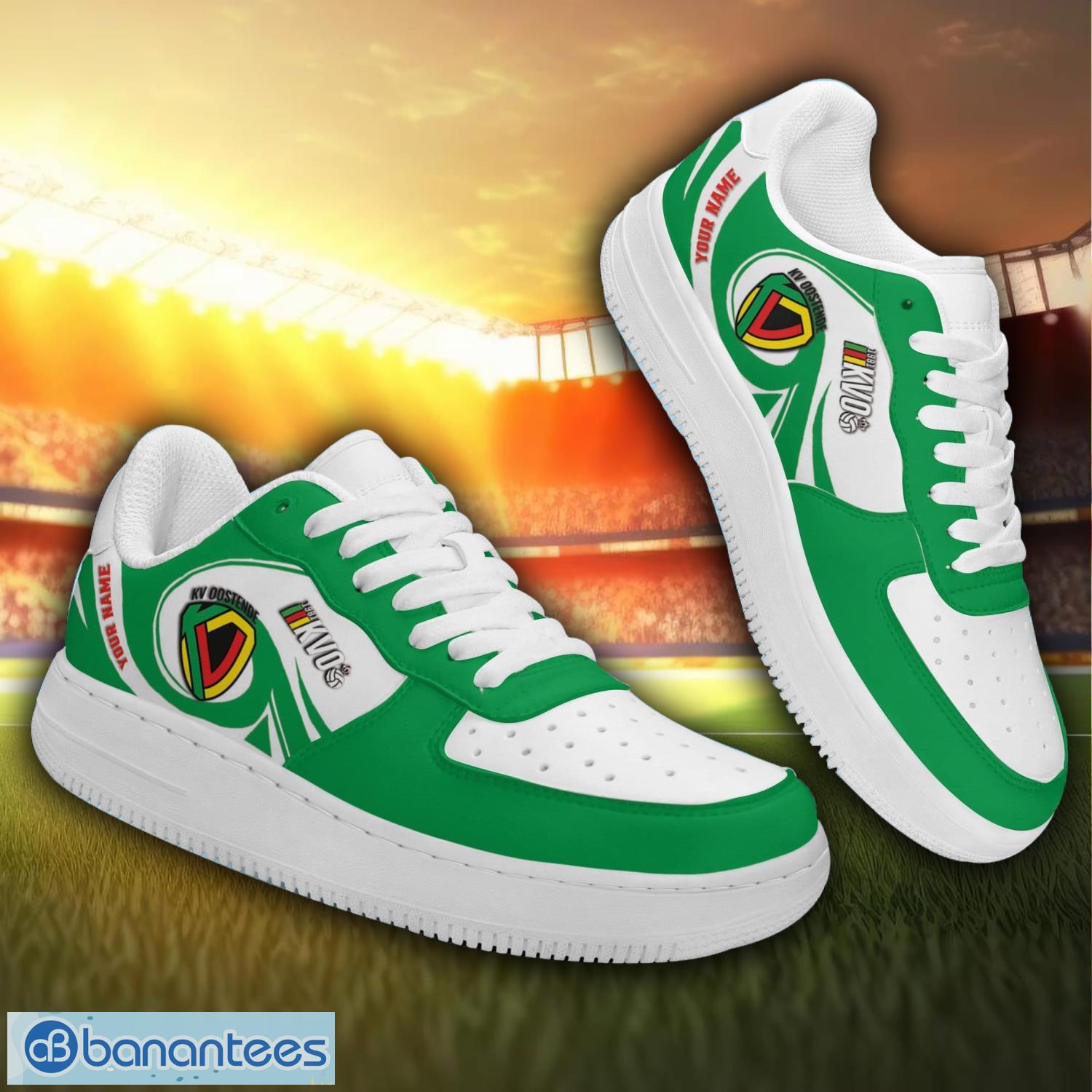 kv oostende air force sneakers personalized name gift ideas for fans image K.V. Oostende Air Force Sneakers Personalized Name Gift Ideas For Fans Product Photo 1