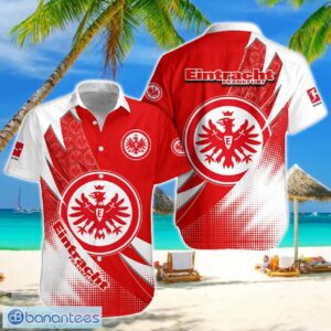 Eintracht Frankfurt Team Logo 3D Hawaiian Shirt For Fans Product Photo 1
