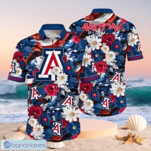 NCAA Arizona Wildcats Design Logo Gift For Fan Independence Day Hawaii Shirt Full Over Print Product Photo 1