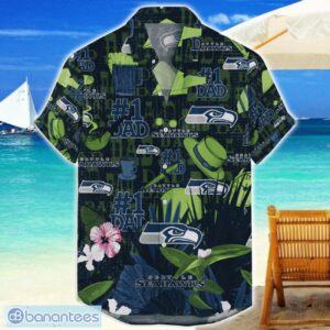 Seattle Seahawks Hawaiian Shirt Father’s Day Gift For Dad Grandpa NFL Team Product Photo 1