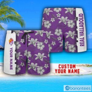 Real Valladolid Tropical Combo Hawaiian Shirt And Shorts Personalized Name For Fans Product Photo 3