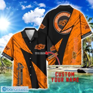 Oklahoma State Cowboys AOP Hawaiian Shirt Beach Summer Shirt Personalized Name For fans Product Photo 1