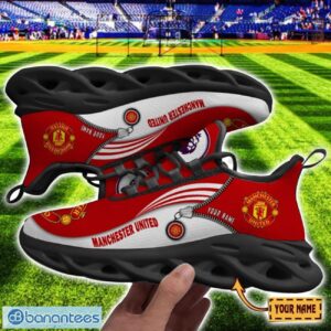 Manchester United Max Soul Shoes Personalized Name Sneakers For Fans Product Photo 2