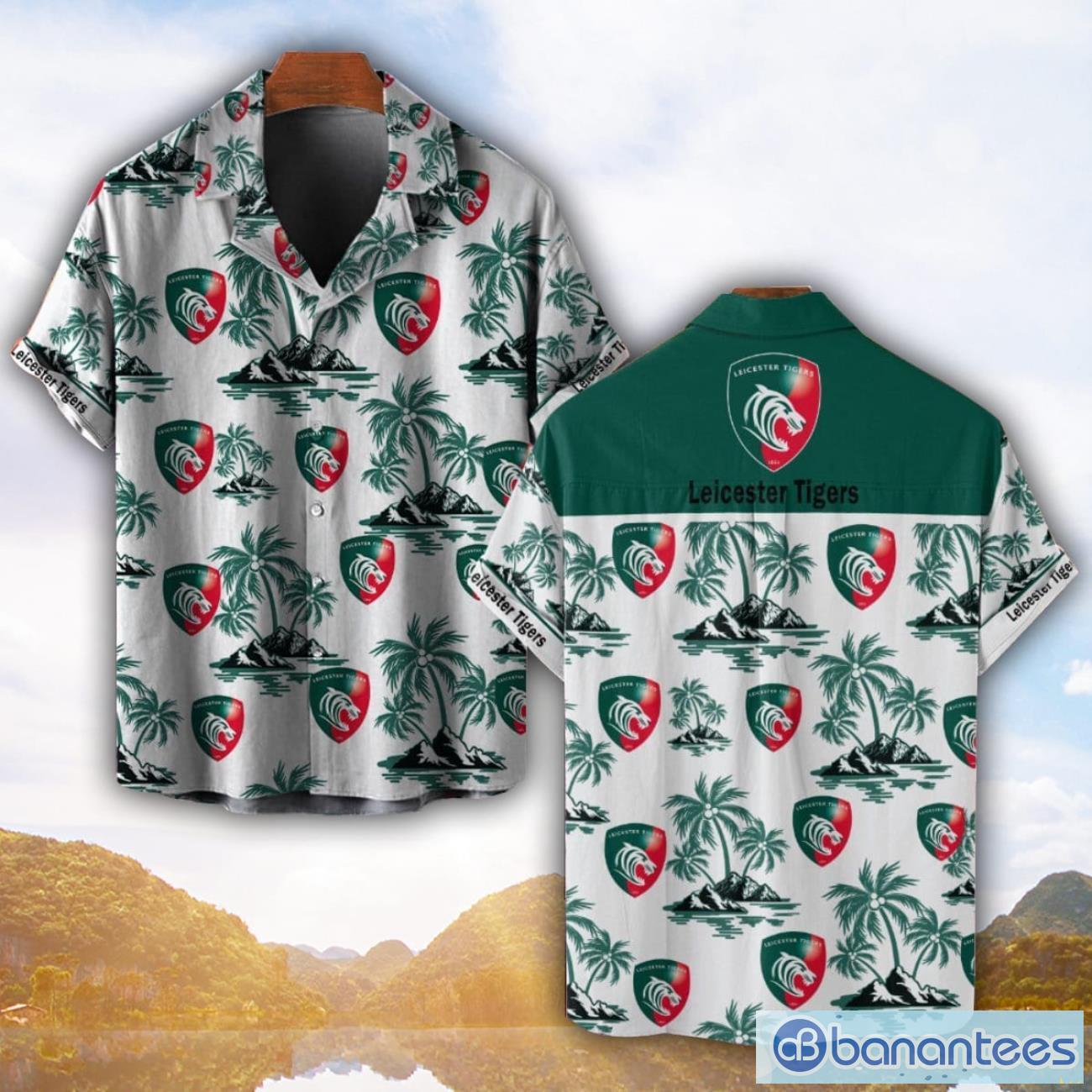 leicester tigers 3d hawaiian shirt and shorts for fans aloha beach shirt image Leicester Tigers 3D Hawaiian Shirt And Shorts For Fans Aloha Beach Shirt Product Photo 1