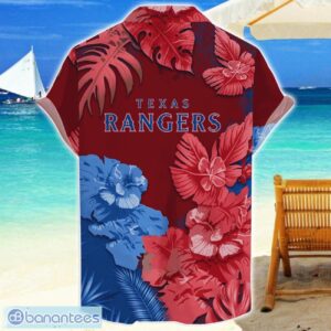 Texas Rangers Skull Flower Hawaiian Shirt MLB Halloween Gift For Sports Fans Product Photo 2