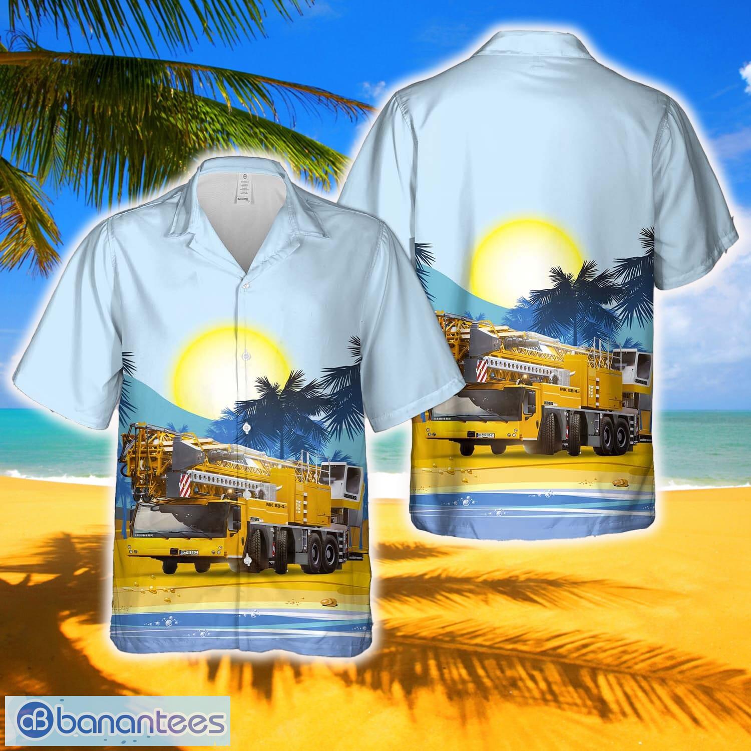 liebherr telescopic mobile cranes mk 8841 mobile construction crane hawaiian shirt image Liebherr Telescopic Mobile Cranes MK 884.1 mobile construction crane Hawaiian Shirt - Liebherr Telescopic Mobile Cranes MK 884.1 mobile construction crane Hawaiian Shirt