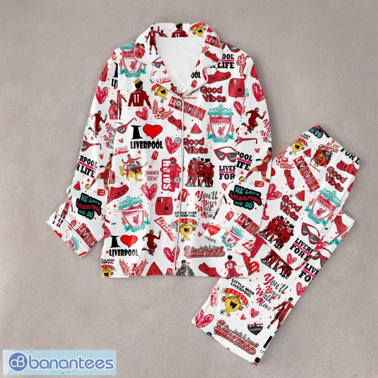 liverpool set pijamas for men women speacial gift for fans 1 image Liverpool Set Pijamas For Men Women Speacial Gift For Fans Product Photo 2