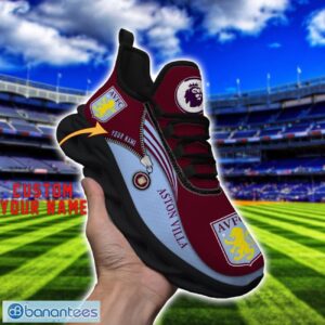 Aston Villa F.C Max Soul Shoes Personalized Name Sneakers For Fans Product Photo 4