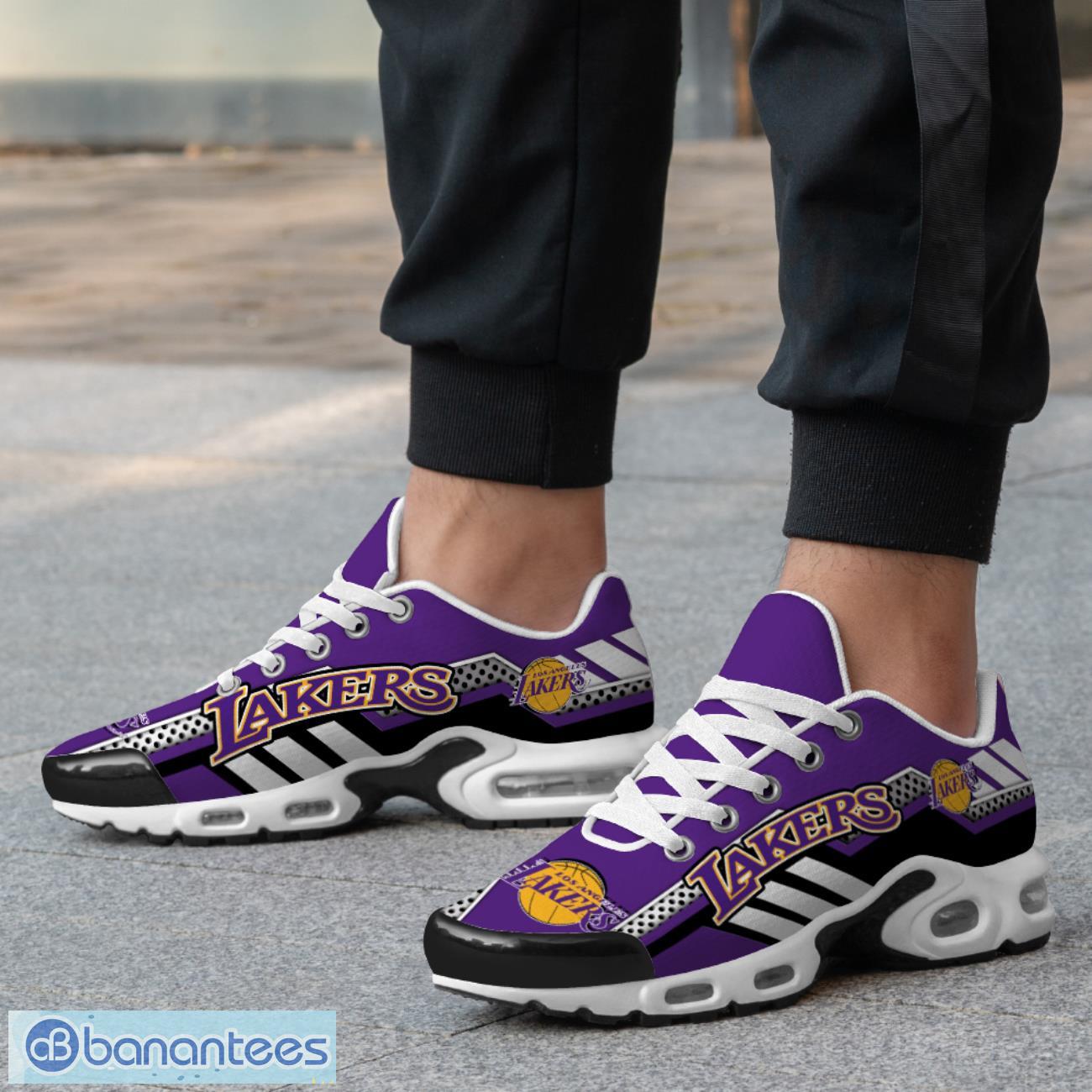 los angeles lakers tn shoes sports team gift air cushion sports shoes for men women 2 image Los Angeles Lakers TN Shoes Sports Team Gift Air Cushion Sports Shoes For Men Women Product Photo 3