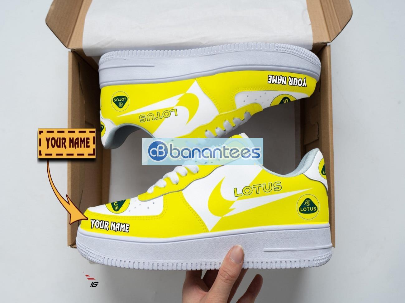 lotus air force shoes custom name gift for fans af1 sneakers image Lotus Air Force Shoes Custom Name Gift For Fans AF1 Sneakers Product Photo 1
