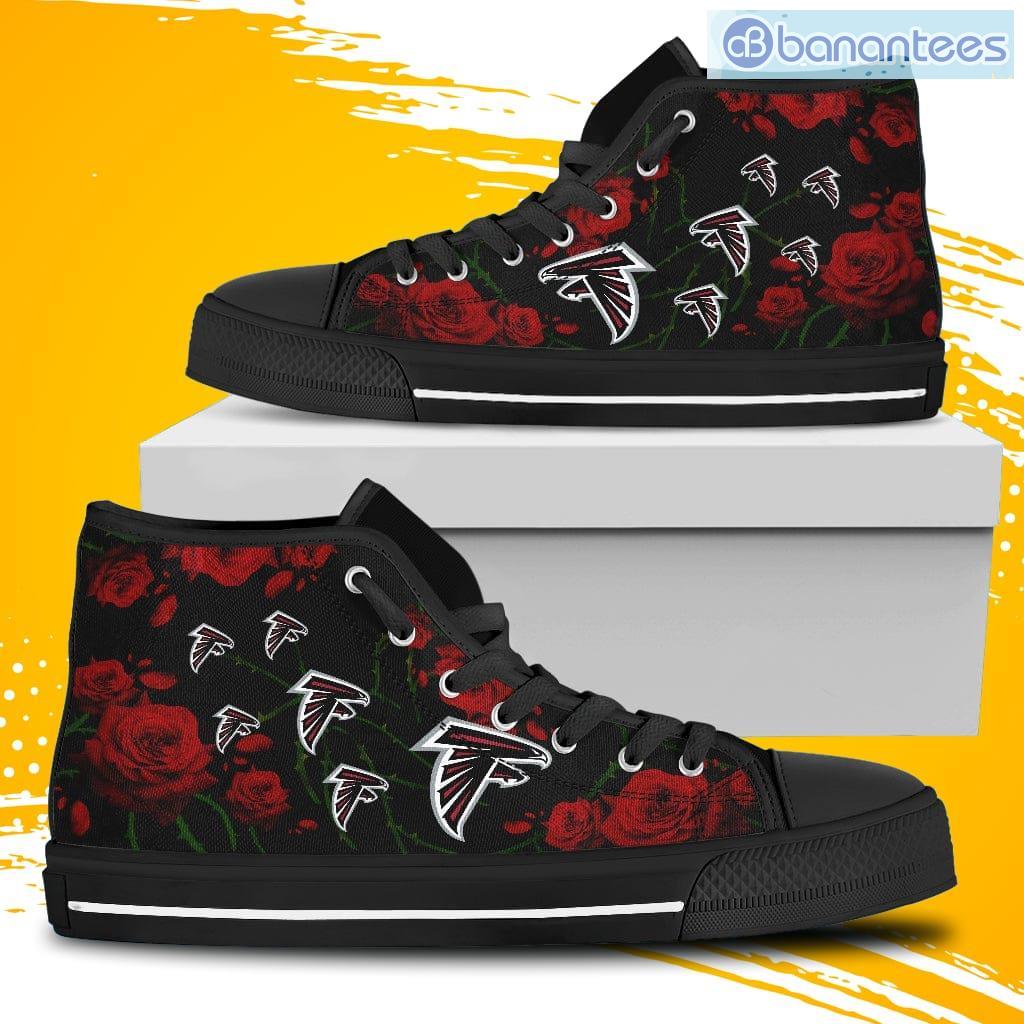 lovely rose thorn incredible atlanta falcons high top shoes gift for men and women image Lovely Rose Thorn Incredible Atlanta Falcons High Top Shoes Gift For Men And Women Product Photo 1