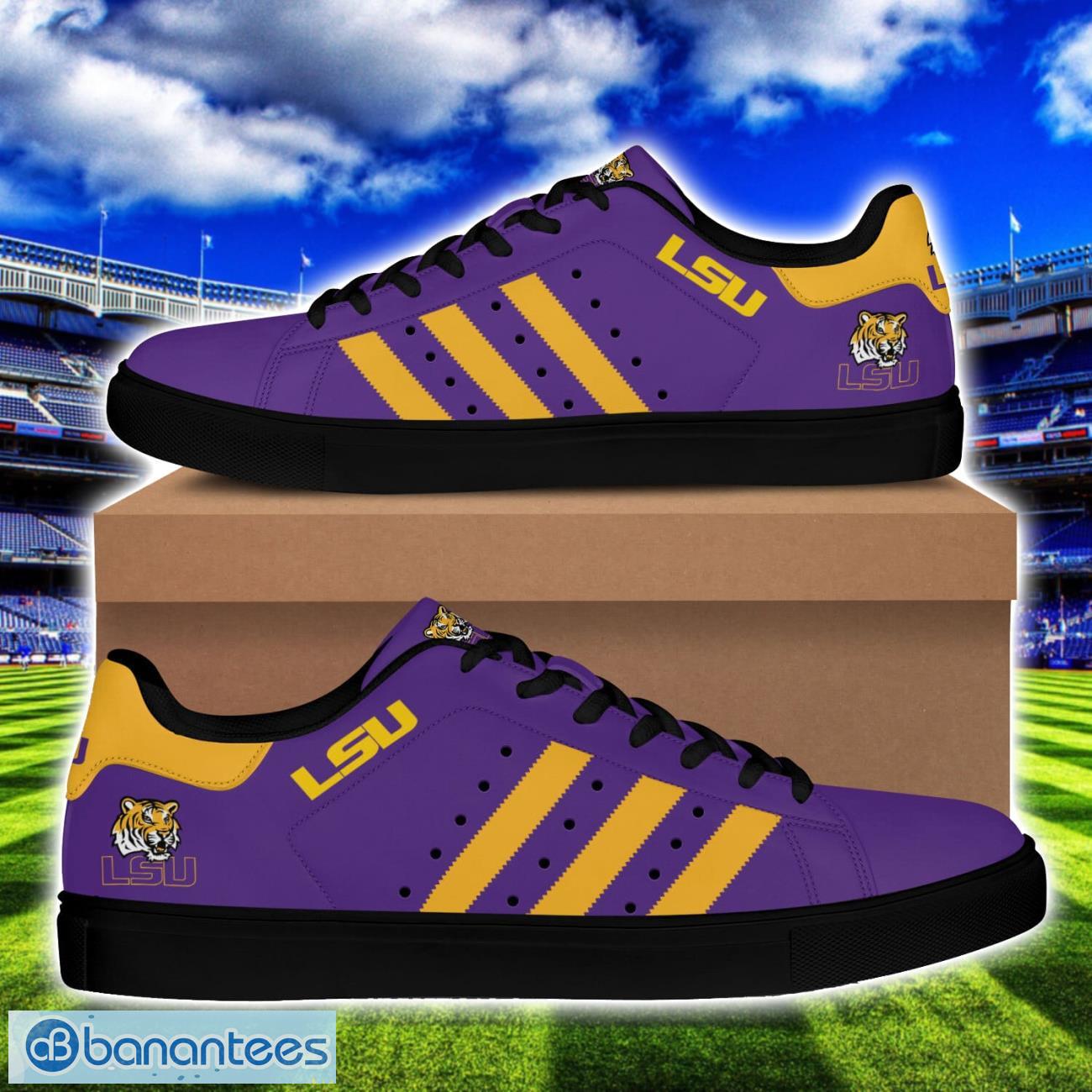 lsu tigers football low top skate shoes for fans gift ideas shoes 2 image LSU Tigers Football Low Top Skate Shoes For Fans Gift Ideas Shoes Product Photo 3