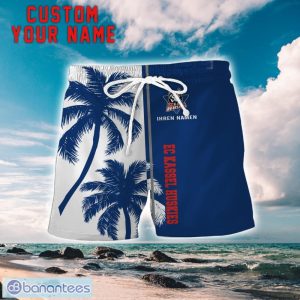 Kassel Huskies Coconut Pattern Hawaiian Shirt And Shorts Personalized Name Unique Gift For Summer Product Photo 2
