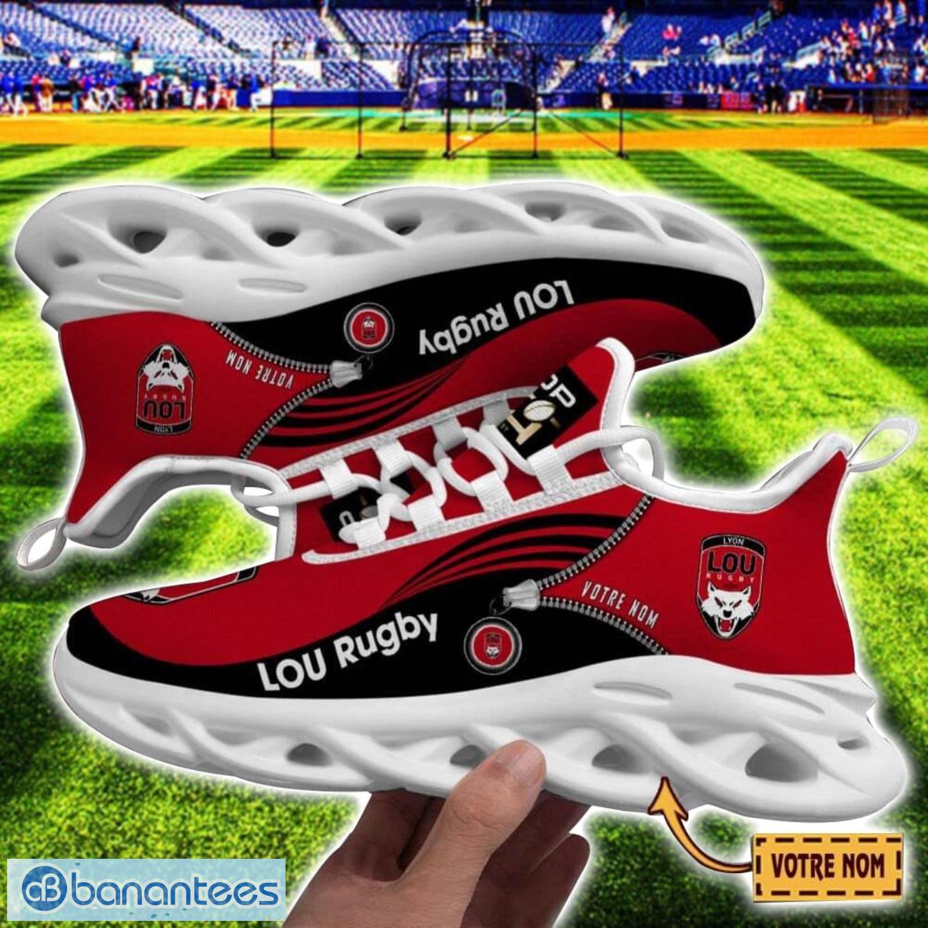 lyon ou max soul shoes personalized name sneakers for fans image Lyon OU Max Soul Shoes Personalized Name Sneakers For Fans Product Photo 1