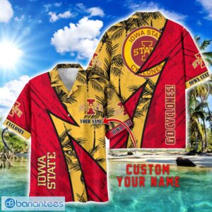Iowa State Cyclones AOP Hawaiian Shirt Beach Summer Shirt Personalized Name For fans Product Photo 1