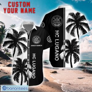 HC Lugano Coconut Pattern Hawaiian Shirt And Shorts Personalized Name Unique Gift For Summer Product Photo 1