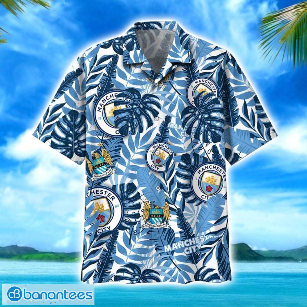 manchester city epl hawaiian shirt and beach shorts for fans summer gift 1 image Manchester City EPL Hawaiian Shirt And Beach Shorts For Fans Summer Gift Product Photo 2