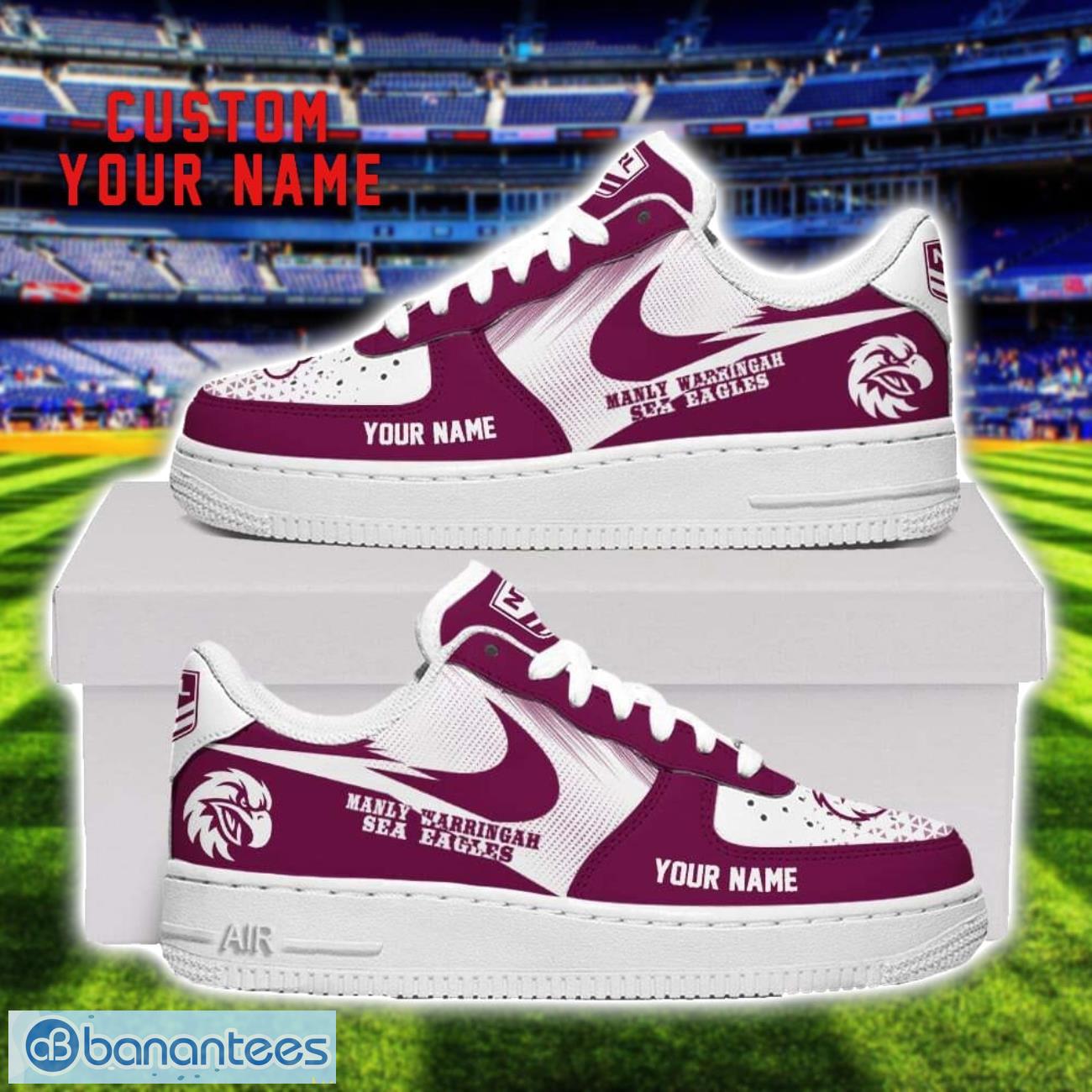 manly warringah sea eagles air force shoes sneakers for men women gift custom name image Manly Warringah Sea Eagles Air Force Shoes Sneakers For Men Women Gift Custom Name Product Photo 1