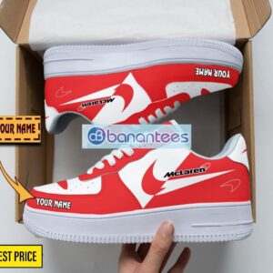 McLaren Air Force Shoes Custom Name Gift For Fans AF1 Sneakers Product Photo 1