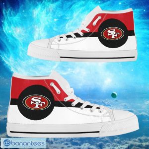 San Francisco 49ers Bright Colours Logo High Top Shoes Product Photo 2
