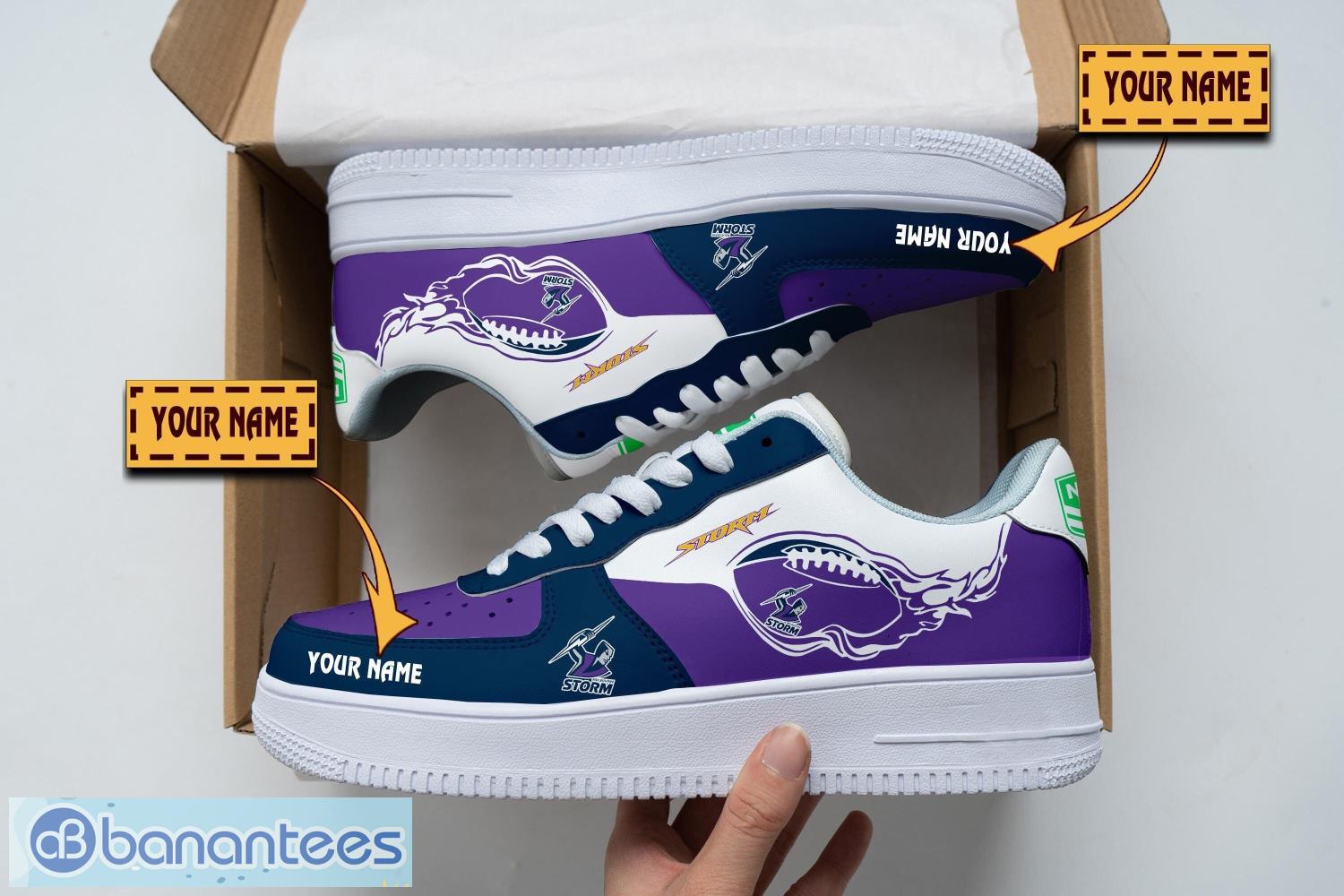 melbourne storm air force shoes custom name men women gift af1 shoes image Melbourne Storm Air Force Shoes Custom Name Men Women Gift AF1 Shoes Product Photo 1