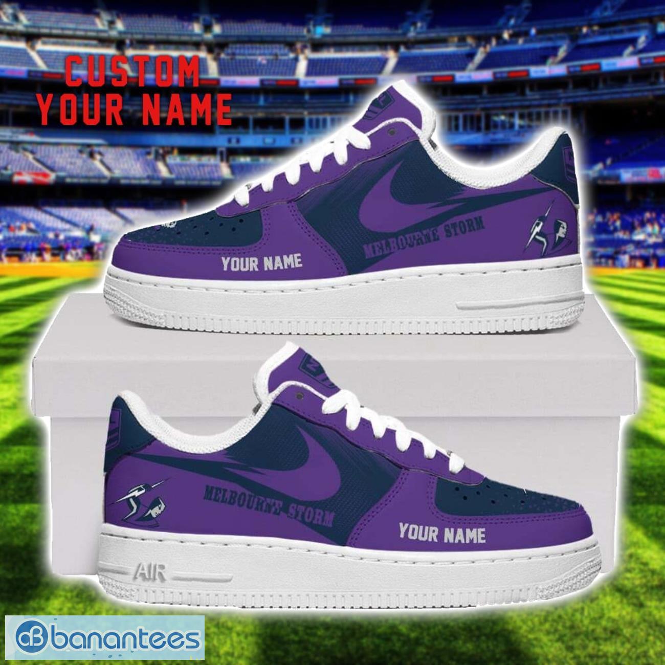 melbourne storm air force shoes sneakers for men women gift custom name image Melbourne Storm Air Force Shoes Sneakers For Men Women Gift Custom Name Product Photo 1