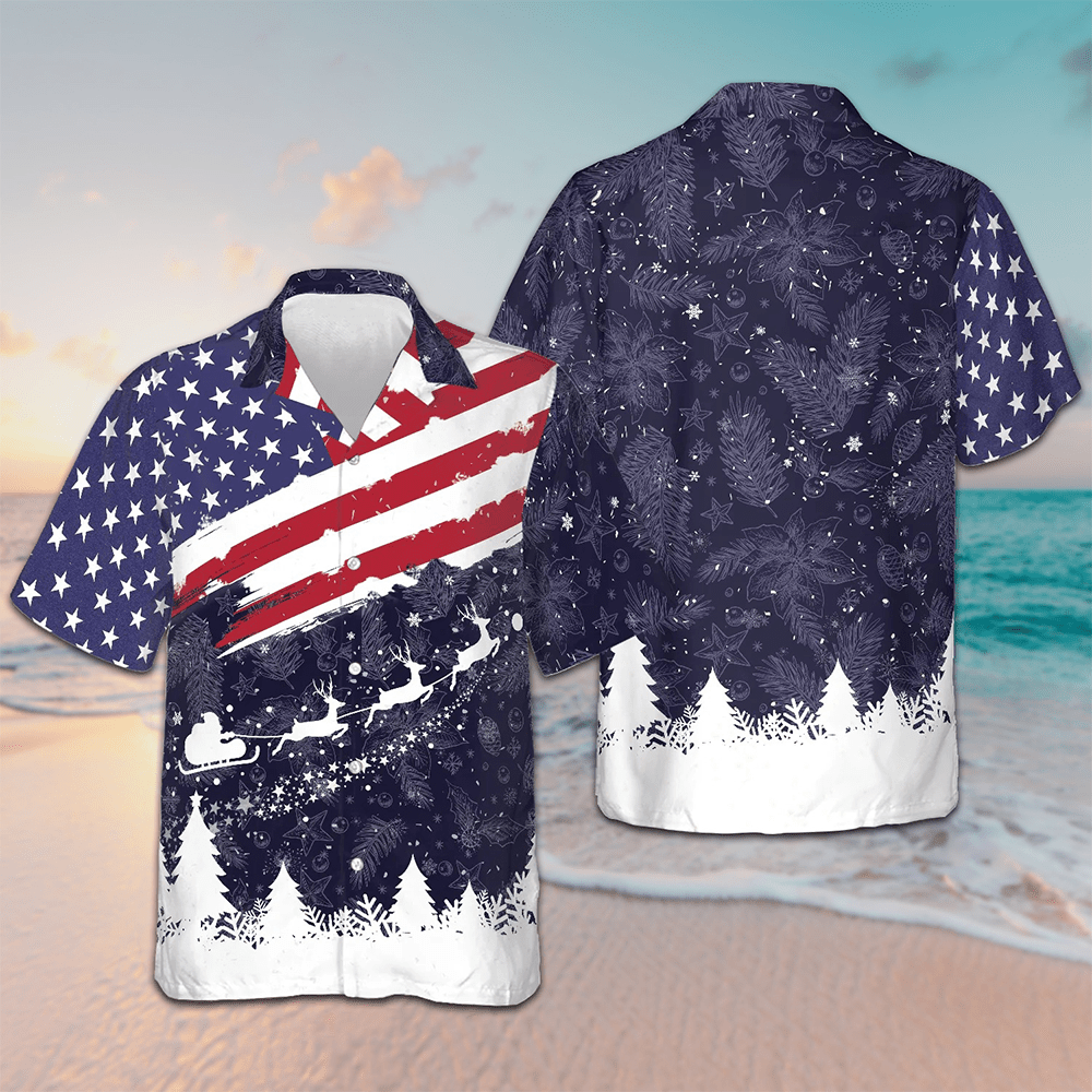 merry christmas usa flag hawaiian shirt mens patriotic button down shirts xmas gift ideas image Merry Christmas USA Flag Hawaiian Shirt Mens Patriotic Button Down Shirts Xmas Gift Ideas - Merry Christmas USA Flag Hawaiian Shirt Mens Patriotic Button Down Shirts Xmas Gift Ideas