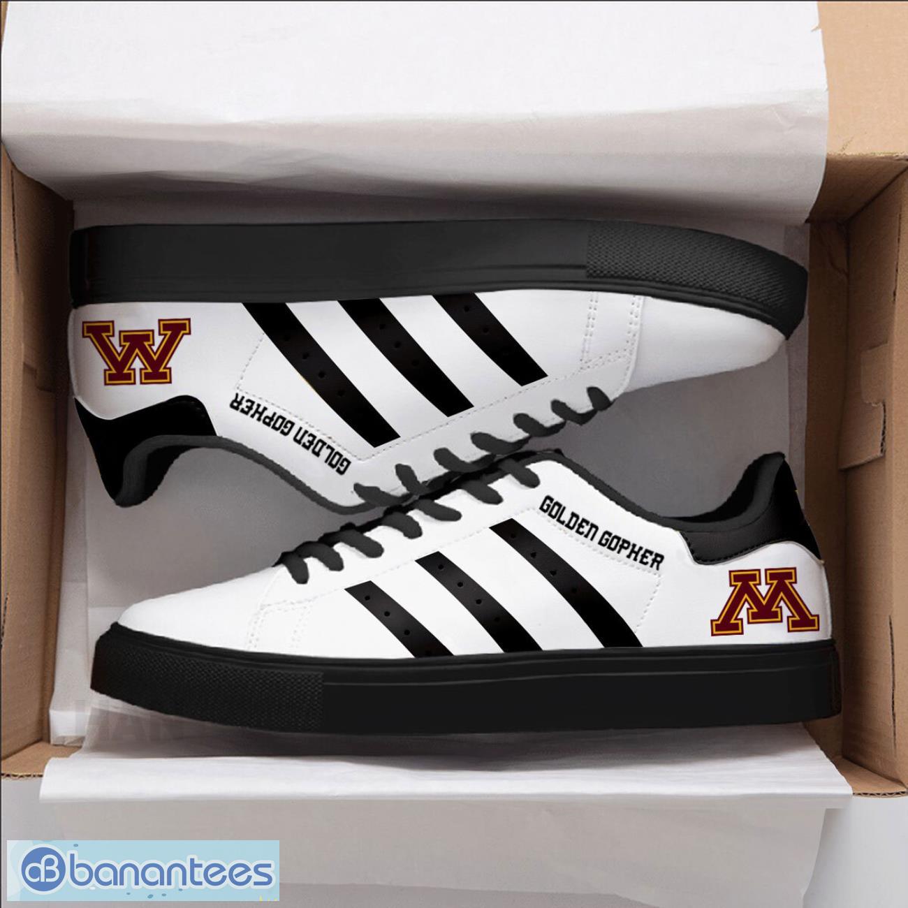 minnesota golden gophers football low top skate shoes stan smith shoes for fans 1 image Minnesota Golden Gophers Football Low Top Skate Shoes Stan Smith Shoes For Fans Product Photo 2