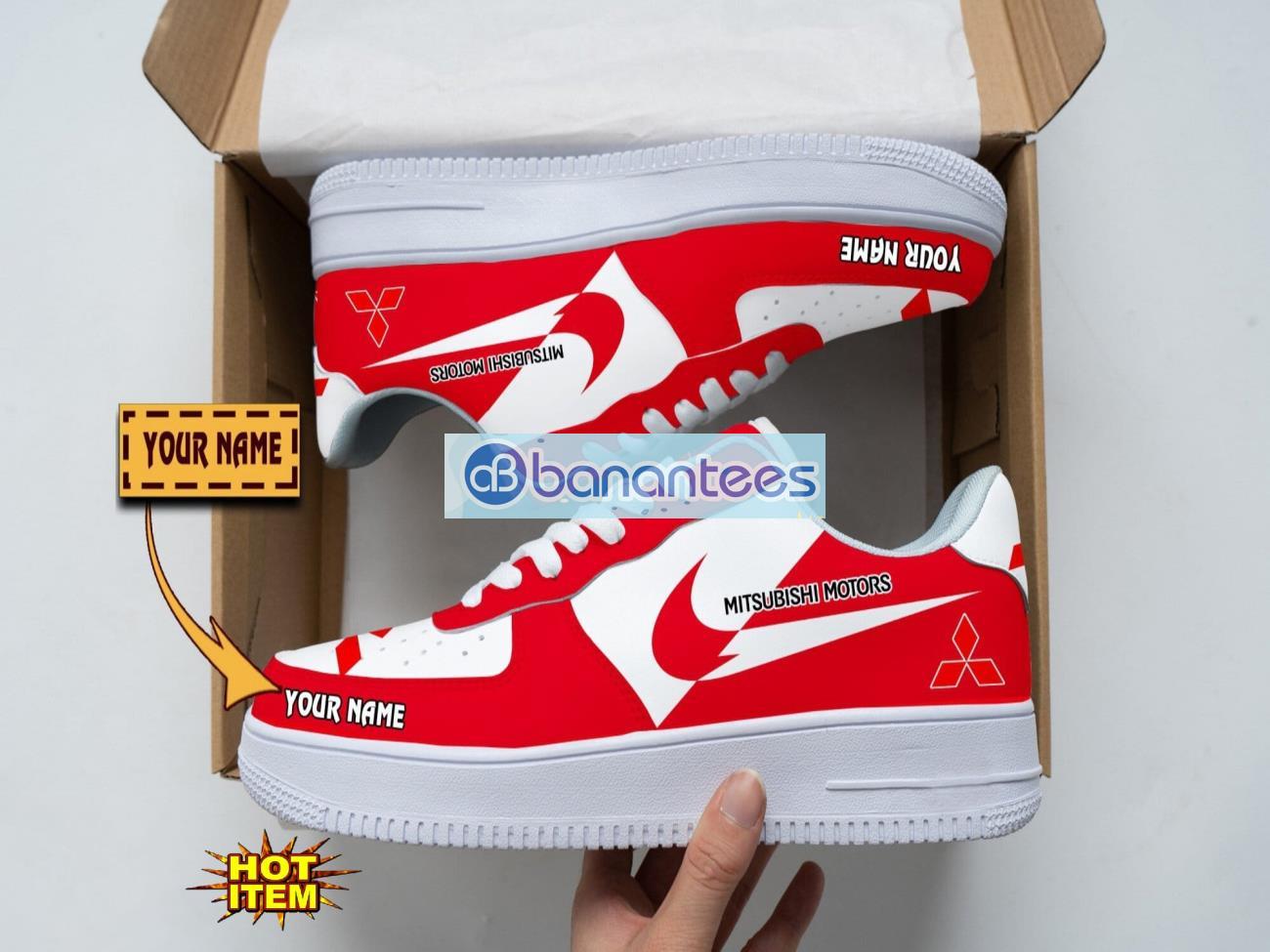mitsubishi air force shoes custom name gift for fans af1 sneakers image Mitsubishi Air Force Shoes Custom Name Gift For Fans AF1 Sneakers Product Photo 1