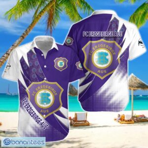 Erzgebirge Aue Team Logo 3D Hawaiian Shirt For Fans Product Photo 1