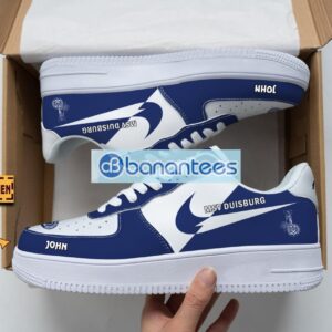 MSV Duisburg Air Force Shoes Custom Name Gift For Fans AF1 Sneakers Product Photo 1
