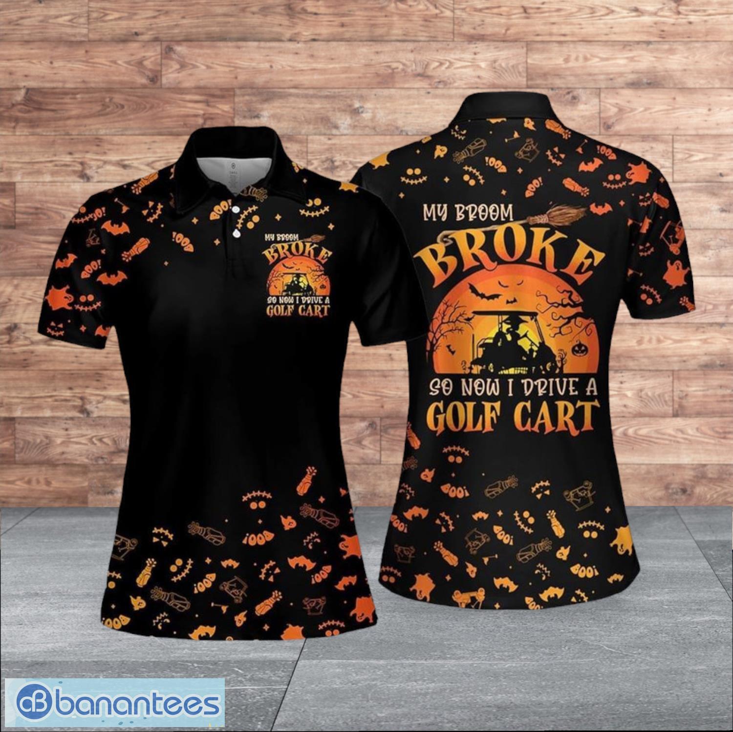 my broom broke custom dark style for women polo shirt image My Broom Broke Custom Dark Style For Women Polo Shirt Product Photo 1
