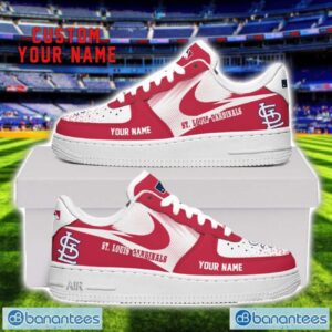 St. Louis Cardinals Air Force Shoes Sneakers For Men Women Gift Custom Name Product Photo 1