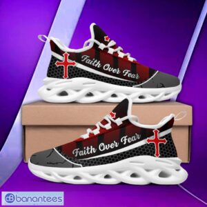 Jesus Faith Over Fear Clunky Max Soul Shoes Running Sneakers Product Photo 2