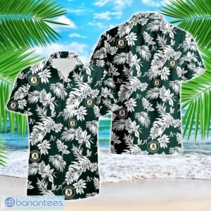Oakland Athletics Tropical Leaf 3D Printed Hawaiian Shirt Beach Team Gift Product Photo 1
