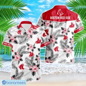Boston Red Sox Tropical Floral Logo Hawaiian Shirt Product Photo 1