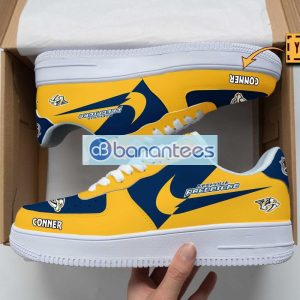 Nashville Predators Air Force Shoes Custom Name Gift For Fans AF1 Sneakers Product Photo 1