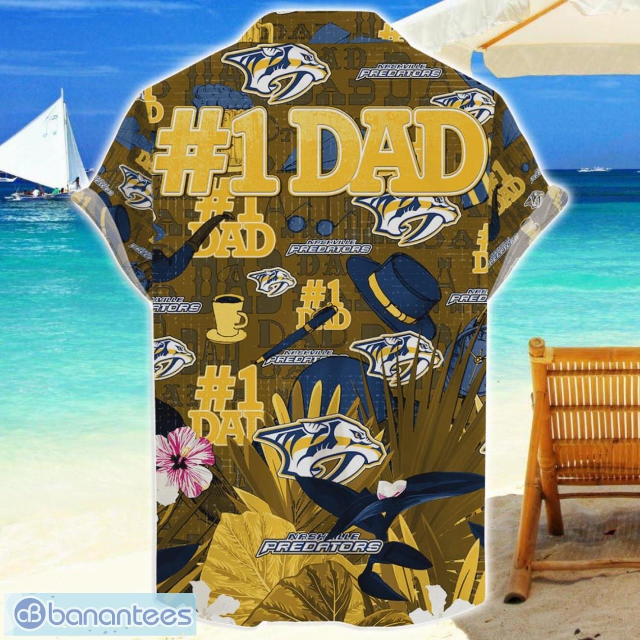 nashville predators hawaiian shirt fathers day gift for dad grandpa nhl team 1 image Nashville Predators Hawaiian Shirt Father’s Day Gift For Dad Grandpa NHL Team Product Photo 2