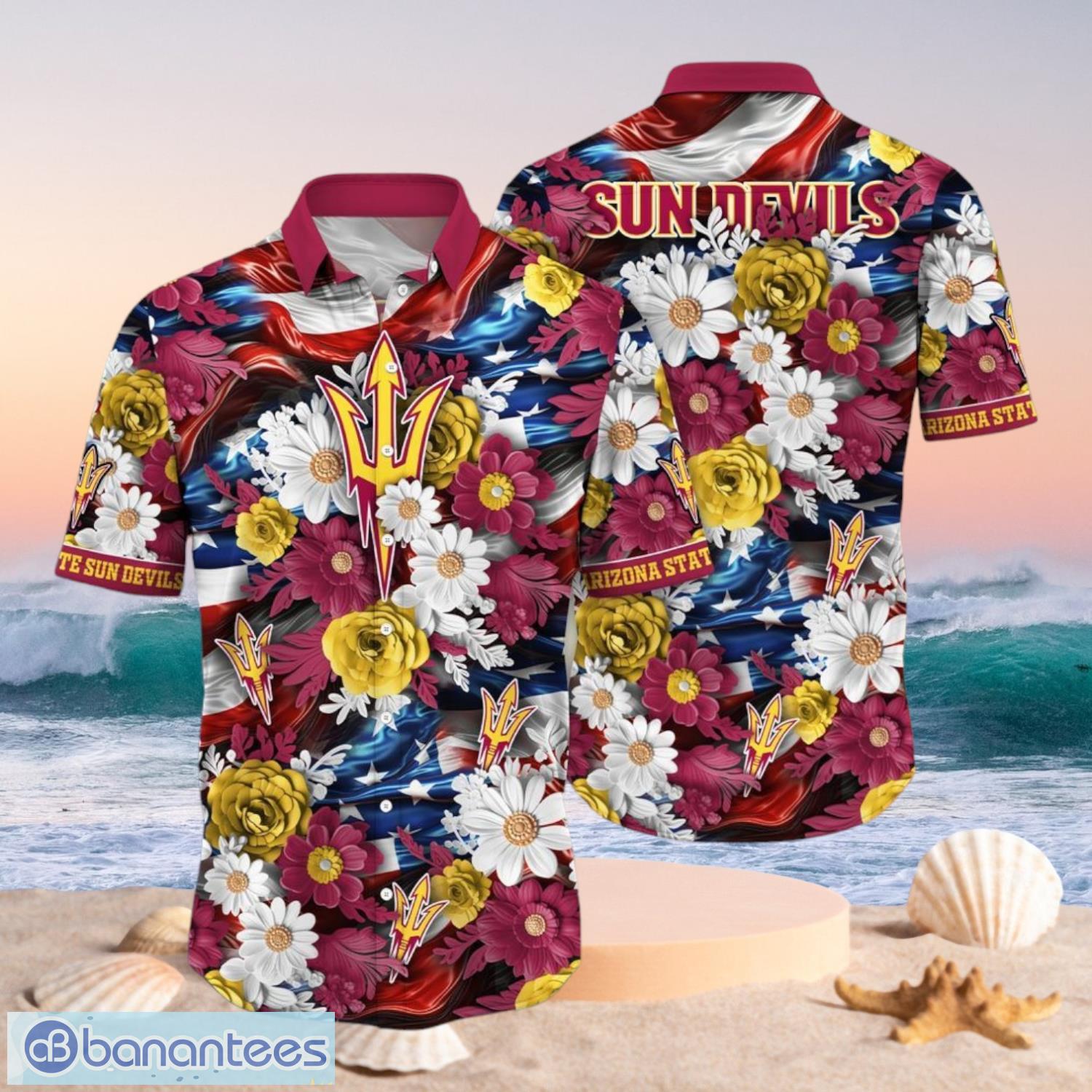 ncaa arizona state sun devils design logo gift for fan independence day hawaii shirt full over print image NCAA Arizona State Sun Devils Design Logo Gift For Fan Independence Day Hawaii Shirt Full Over Print Product Photo 1