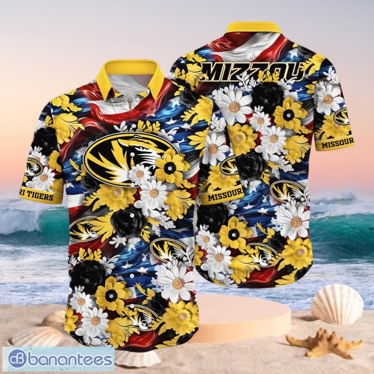 ncaa missouri tigers design logo gift for fan independence day hawaii shirt full over print image NCAA Missouri Tigers Design Logo Gift For Fan Independence Day Hawaii Shirt Full Over Print Product Photo 1