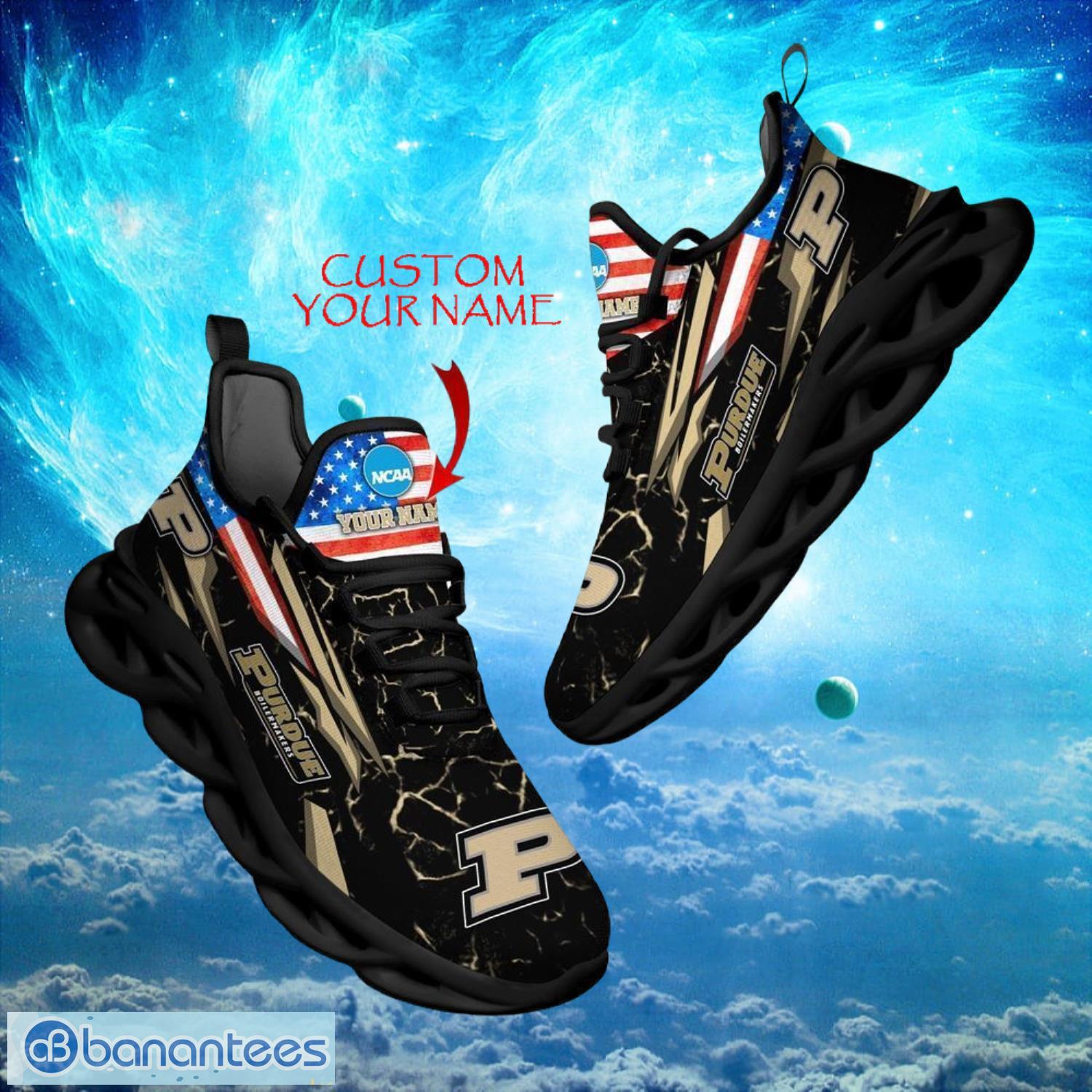 ncaa purdue boilermakers design for fans loves custom your name max soul shoes image NCAA Purdue Boilermakers Design For Fans Loves Custom Your Name Max Soul Shoes Product Photo 1