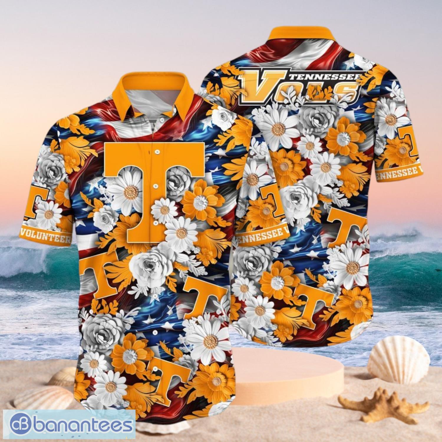 ncaa tennessee volunteers design logo gift for fan independence day hawaii shirt full over print image NCAA Tennessee Volunteers Design Logo Gift For Fan Independence Day Hawaii Shirt Full Over Print Product Photo 1