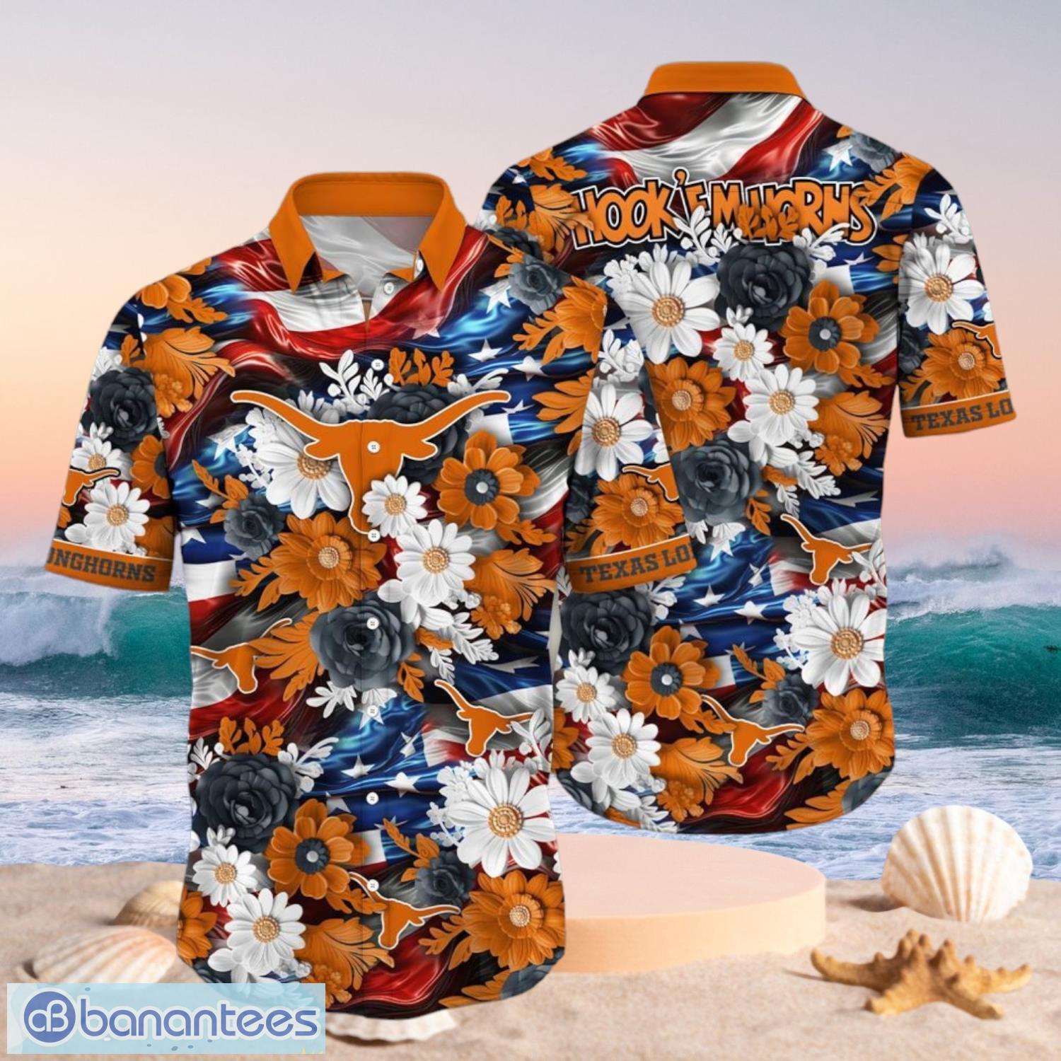 ncaa texas longhorns design logo gift for fan independence day hawaii shirt full over print image NCAA Texas Longhorns Design Logo Gift For Fan Independence Day Hawaii Shirt Full Over Print Product Photo 1