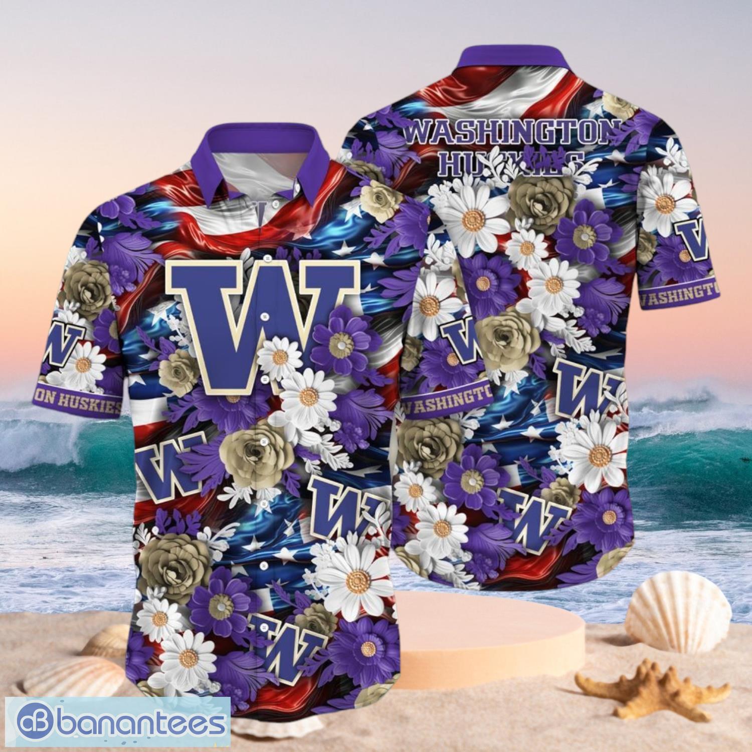 ncaa washington huskies design logo gift for fan independence day hawaii shirt full over print image NCAA Washington Huskies Design Logo Gift For Fan Independence Day Hawaii Shirt Full Over Print Product Photo 1