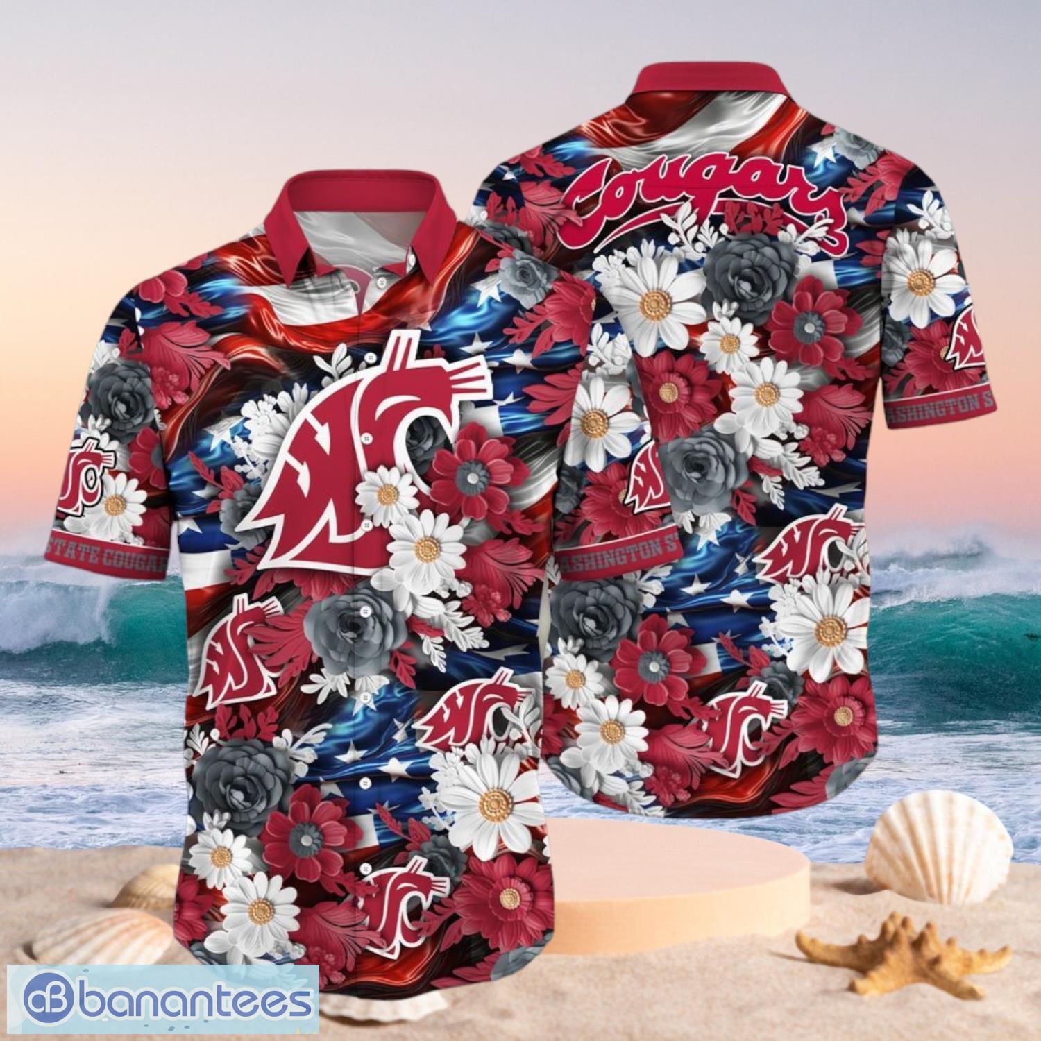 ncaa washington state cougars design logo gift for fan independence day hawaii shirt full over print image NCAA Washington State Cougars Design Logo Gift For Fan Independence Day Hawaii Shirt Full Over Print Product Photo 1