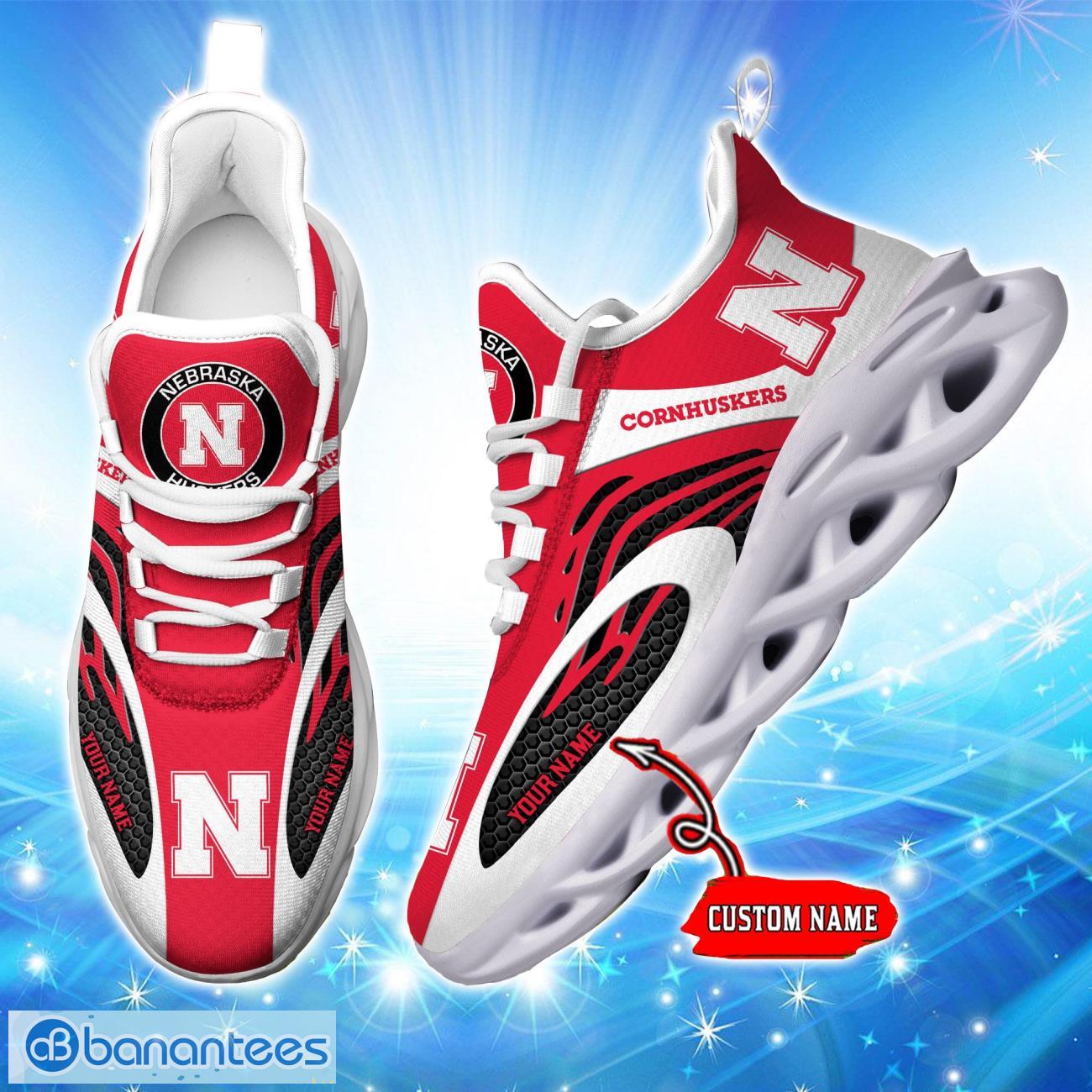 nebraska cornhuskers max soul shoes trending design for men women running sneakers gift 2 image Nebraska Cornhuskers Max Soul Shoes Trending Design For Men Women Running Sneakers Gift Product Photo 3